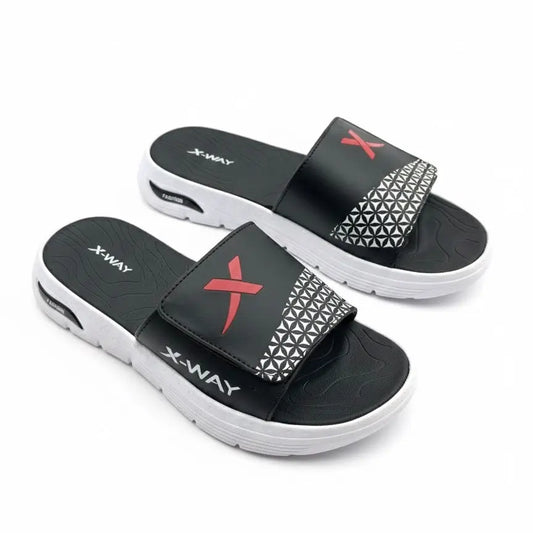 FULL White Outstanding Look Prestige Comfort Slides | Medicated InDoor Steps Footwear