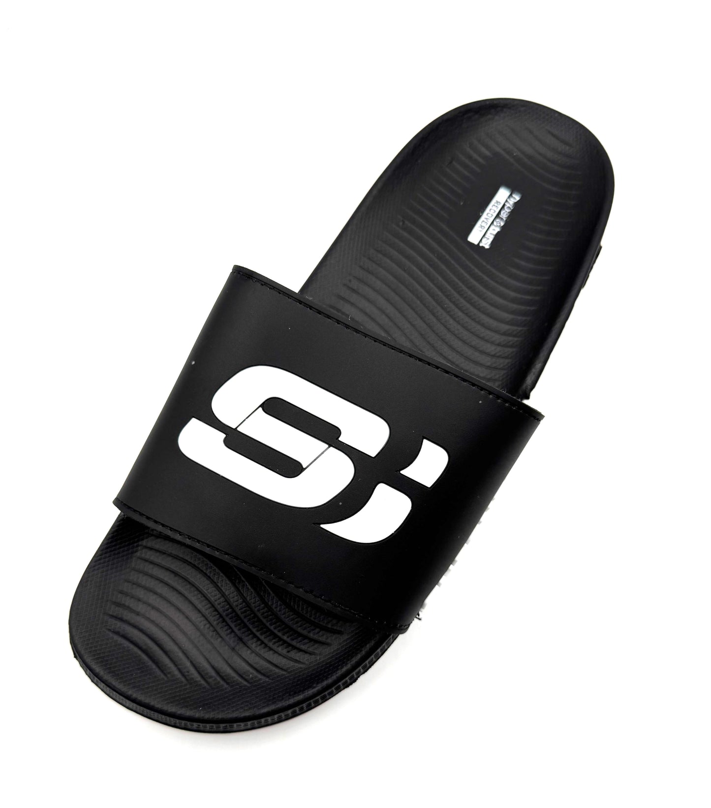 Men’s Black Medicated Slippers – Soft, Water-Resistant, Daily Wear | Skechers Inspired