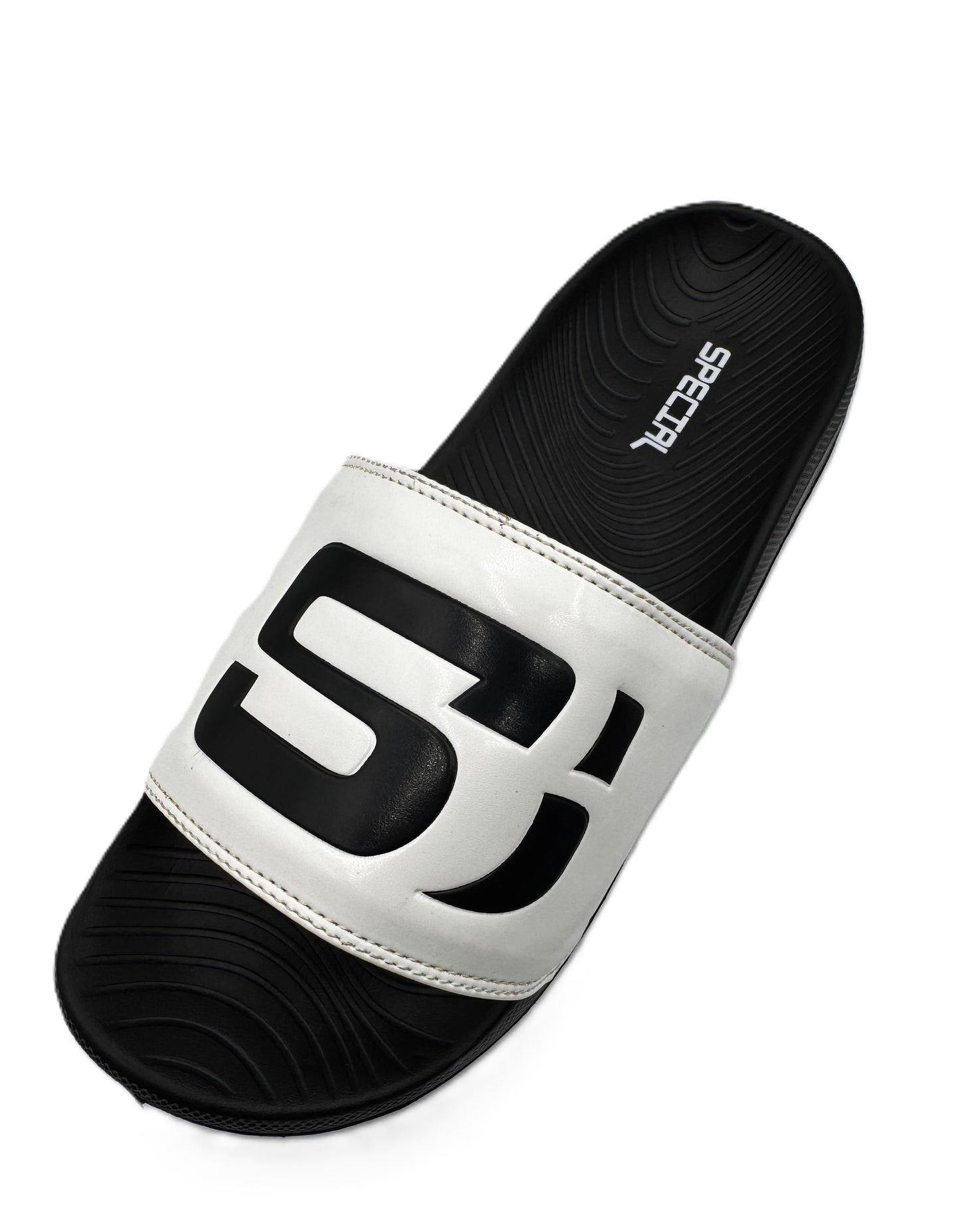 Skechers-Inspired White Slippers – Stylish & Super Comfortable for Indoor/Outdoor Use
