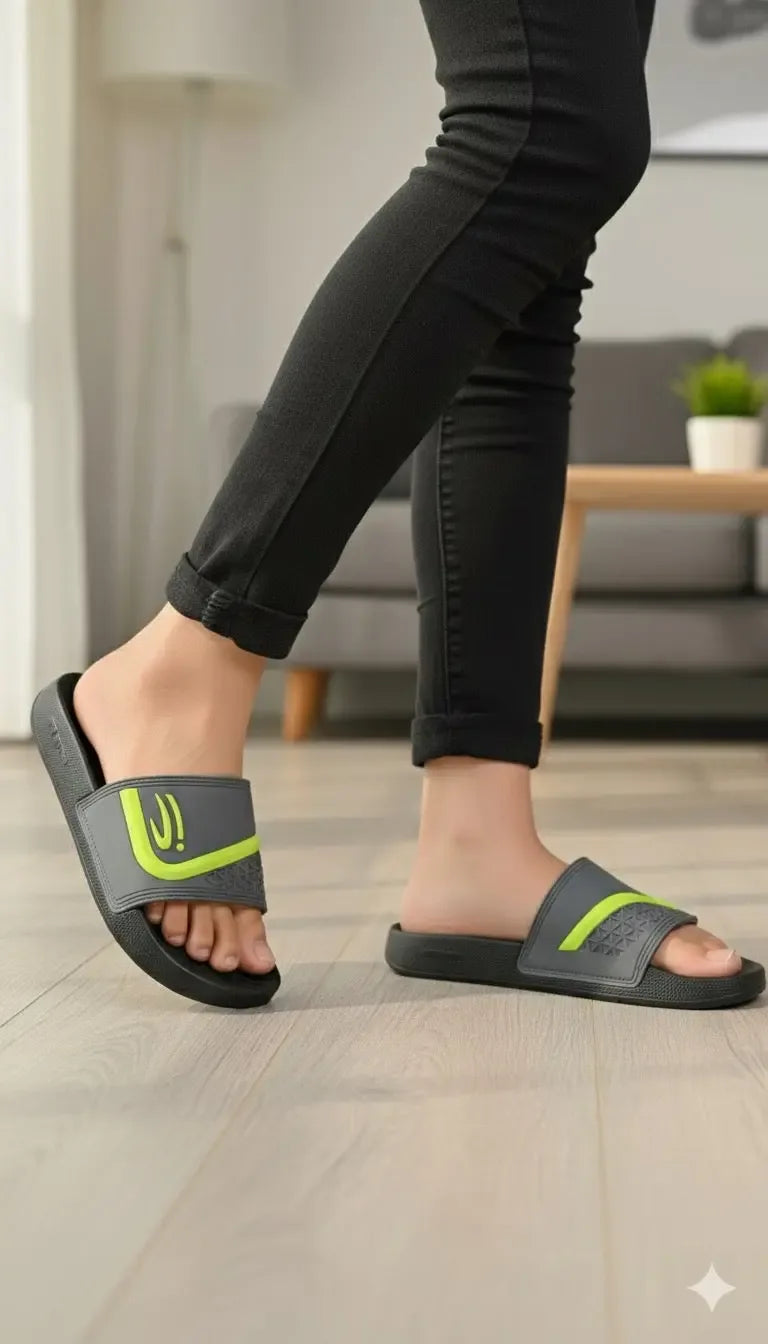 Leap Branded Anti-Slip Technology (Non-Slip Sole) Medicated & Extra Comfortable - InDoor Steps Official
