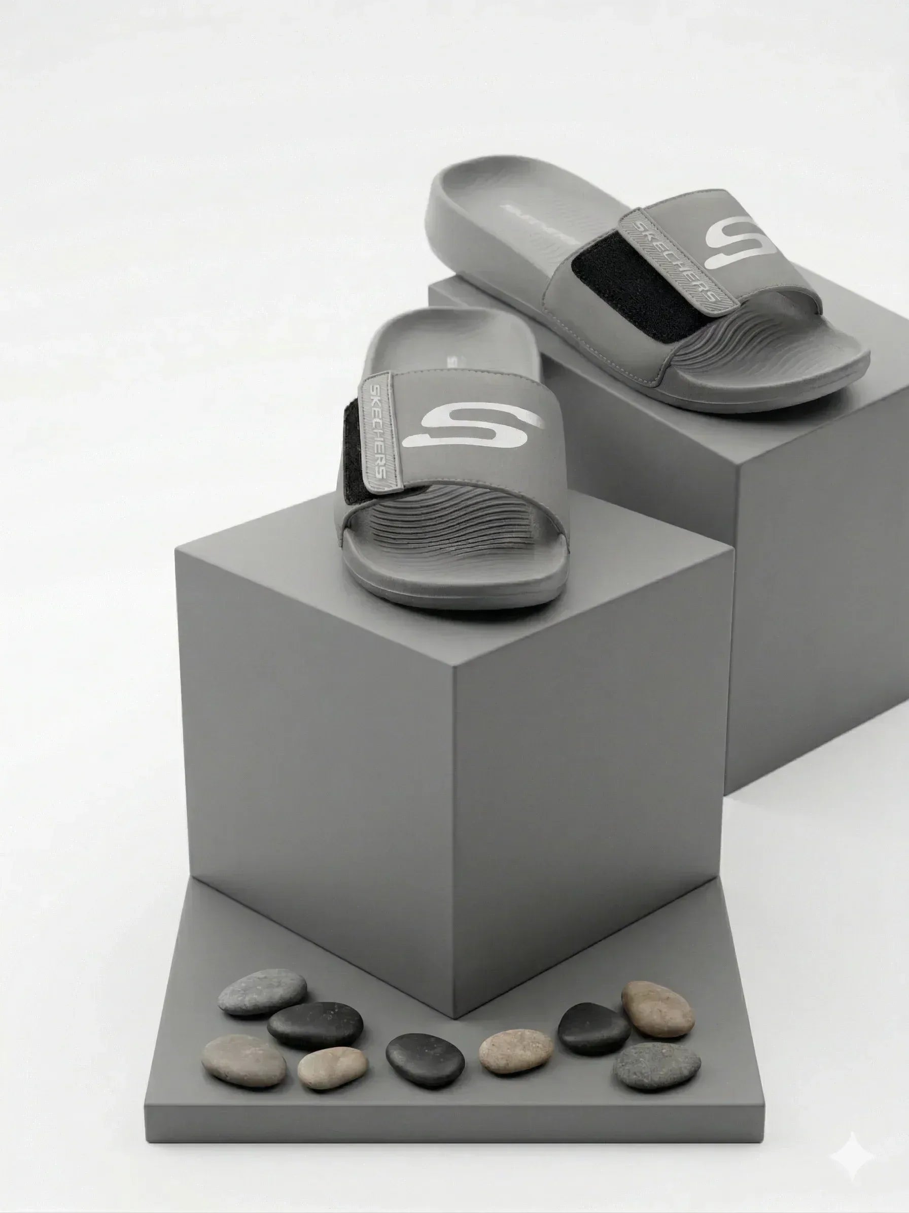 Skechers Hyper Burst Elite: Ultra-Lightweight Medicated Sliders with Anti-Slip Grip