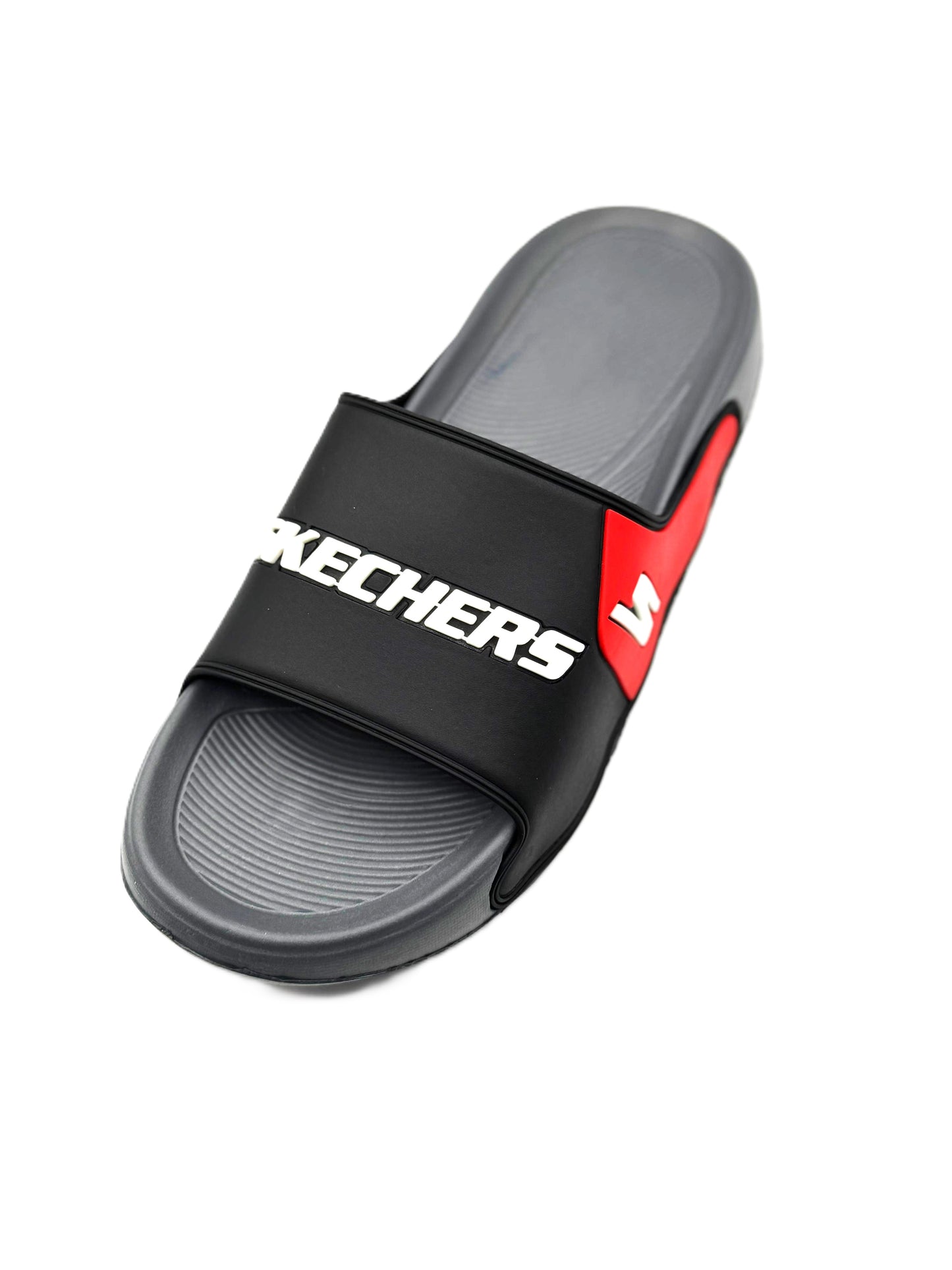 Men’s skeachers Black Slippers – Full Medicated Sole with Rubber Upper | Indoor & Outdoor Use
