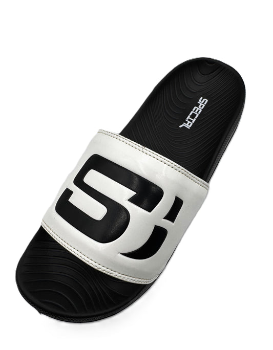 Skechers-Inspired White Slippers – Stylish & Super Comfortable for Indoor/Outdoor Use