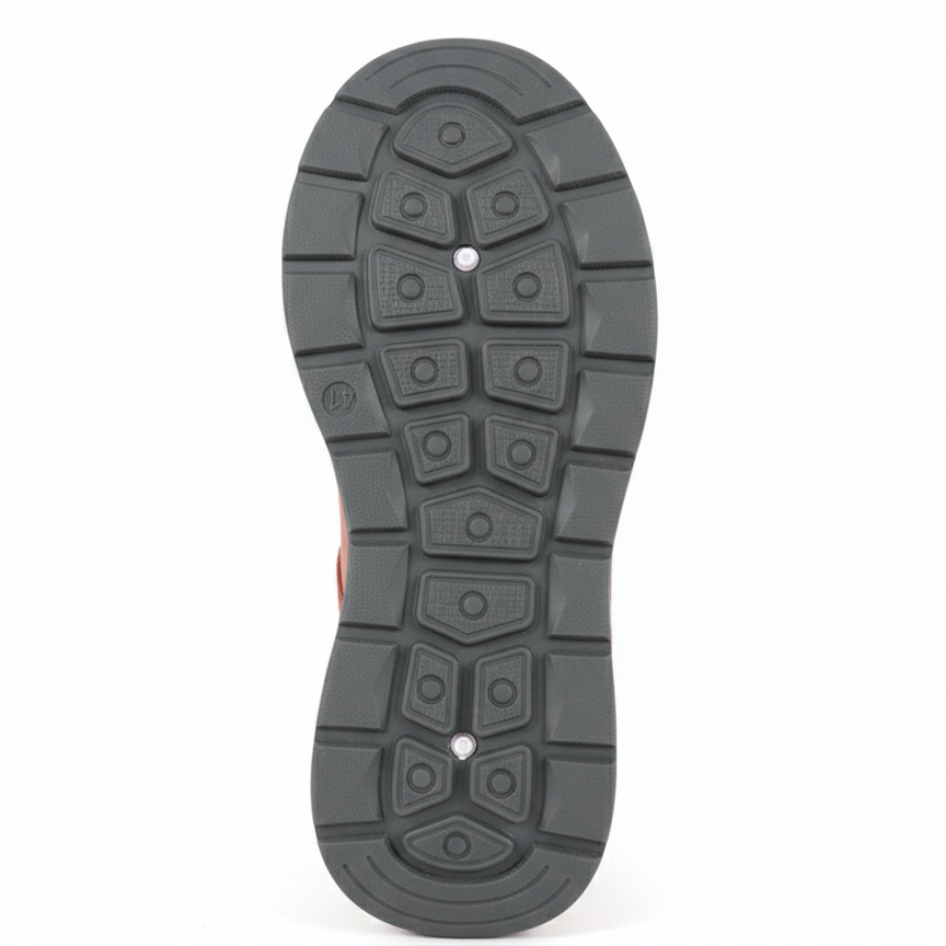 Imported Grey Lightweight Non-Slip Shoes with Elastic Laces