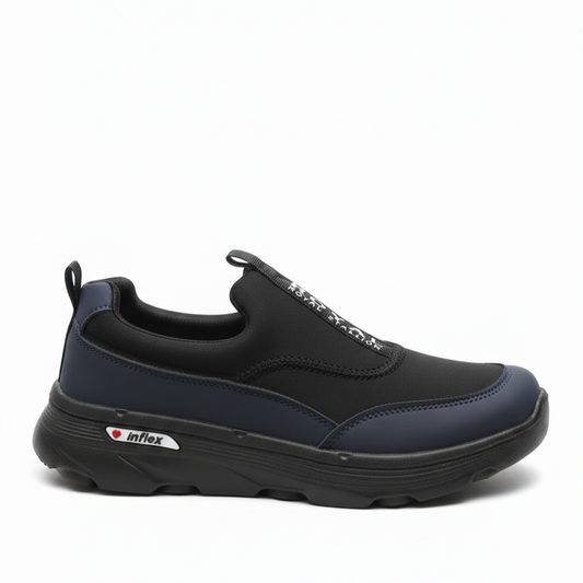Premium Black Slip-On Sneakers | Non-Slip Tyre Sole | Lightweight & Waterproof