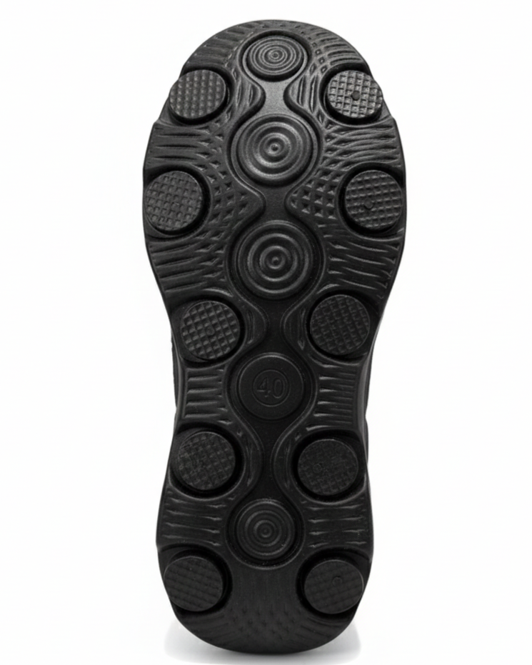 Premium Blue Slip-On Sneakers | Non-Slip Tyre Sole | Lightweight & Waterproof