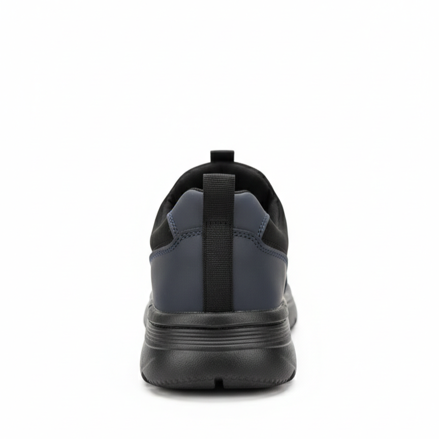 Premium Black Slip-On Sneakers | Non-Slip Tyre Sole | Lightweight & Waterproof