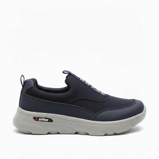 Premium Blue Slip-On Sneakers | Non-Slip Tyre Sole | Lightweight & Waterproof
