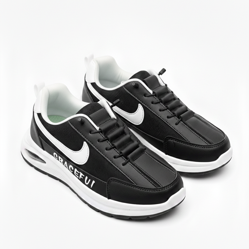 Graceful Imported Air-Cushion Joggers | Lightweight Men's Sports & Casual Shoes