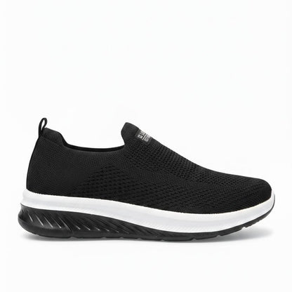 IndoorSteps Premium Black Non-Slip Lightweight Comfort Shoes