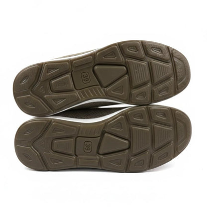 IndoorSteps Premium Brown Non-Slip Lightweight Comfort Shoes