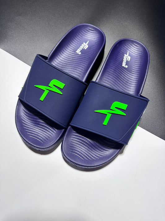 Men’s Premium Black Slippers – Imported Beer Material, Full Medicated & Water-Resistant