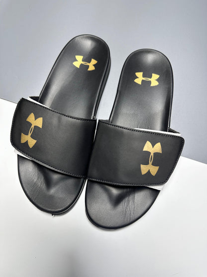 Under Armour Adjustable Slippers – Soft & Non-Slip Sole