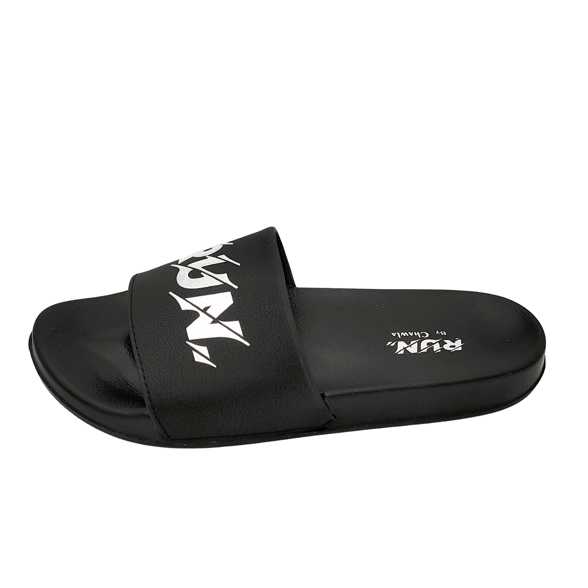 RUNX Street Edition Men’s Slides – Lightweight Sporty Comfort Slippers with Bold Graphic Strap - www.indoorsteps.com